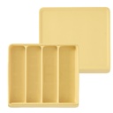 Khay Trữ Đông Đồ Ăn Dặm Cho Bé 4 Ngăn Platinum Silicone Firgi Hàn Quốc Đa Năng (Kèm Nắp Đậy)