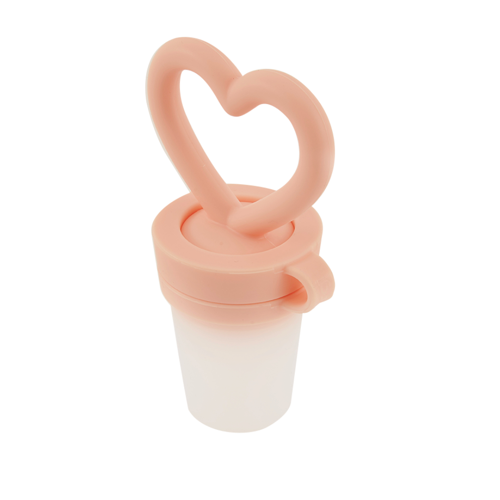 Túi Nhai Silicone Ăn Dặm Chống Hóc Cho Bé Firgi Hàn Quốc, Túi Nhai Trái Cây, Núm Nhai Hình Trái Tim