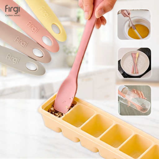 Firgi Korea Platinum Silicone Mini Topping Spatula for Baby Food