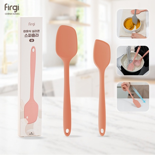 Firgi Korea Platinum Silicone Heat-Resistant Spatula for Baby Food – Scraping, Mixing & Stirring