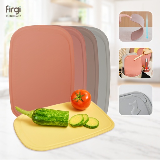 Firgi Korea Platinum Silicone Double-Sided Antibacterial Cutting Board for Baby Food